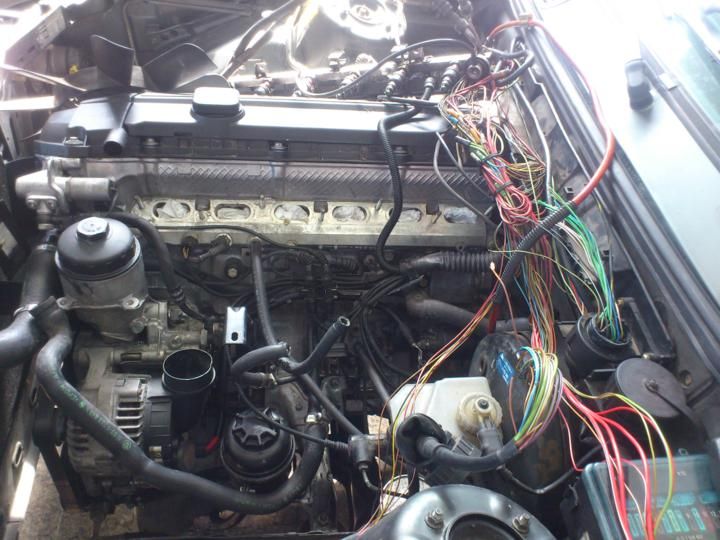 E30 M52 cableado motor