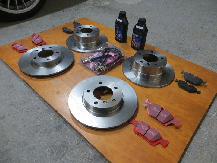 BMW e30 frenos ebc conversion 5 tornillos