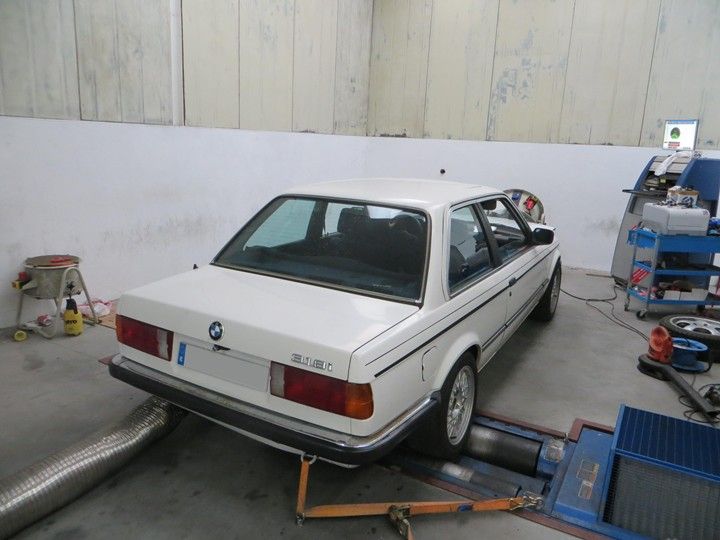 BMW E30 swap M52 banco potencia