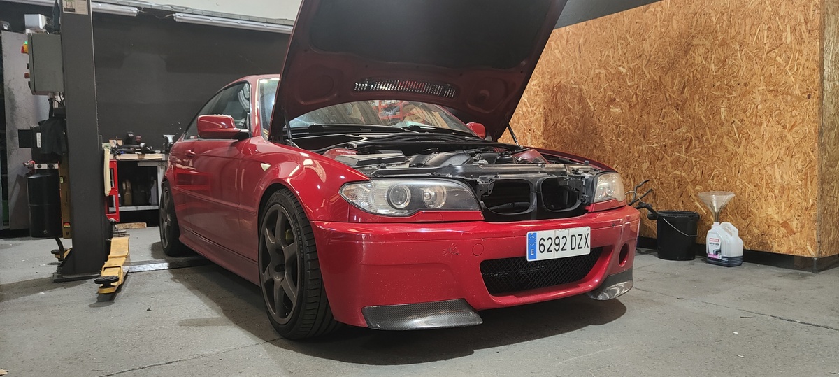 BMW E46 SMG swap caja manual motor m54b30