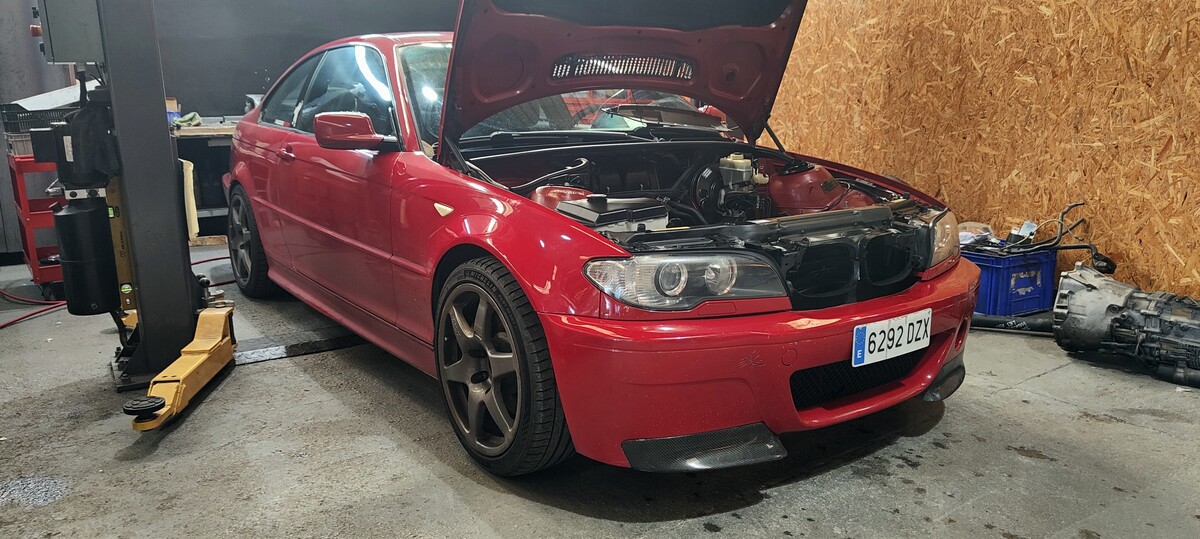 BMW E46 SMG swap caja manual motor m54b30