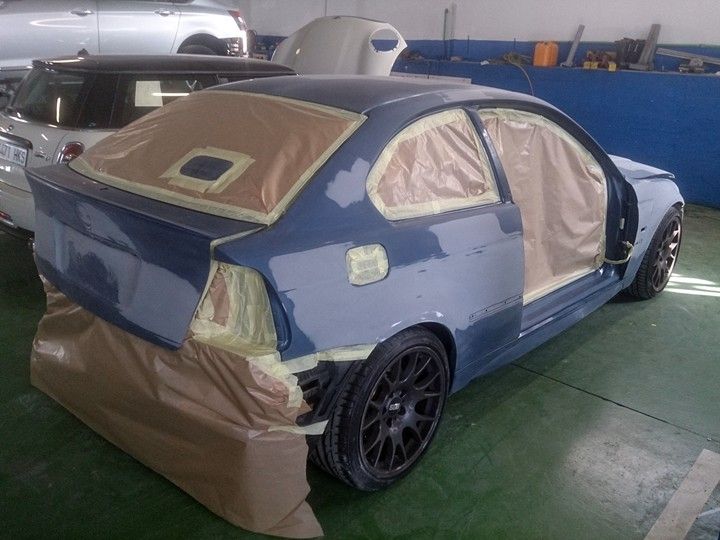 Pintura bmw e46 compact swap m54b30