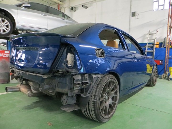 Lemans blue bmw e46 compact swap m54