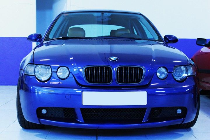 BMW e46 compact lemans blue swap M54