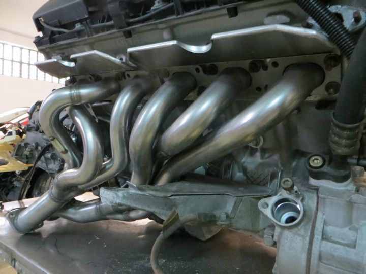 BMW motor M54 colectores acero inoxidable