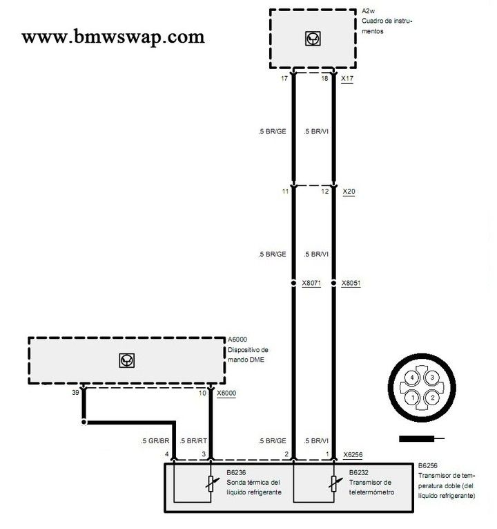 Sensor doble b6256