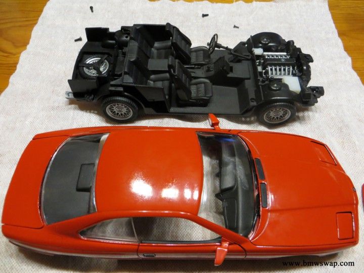 Desmontaje bmw 850 revell 1:18
