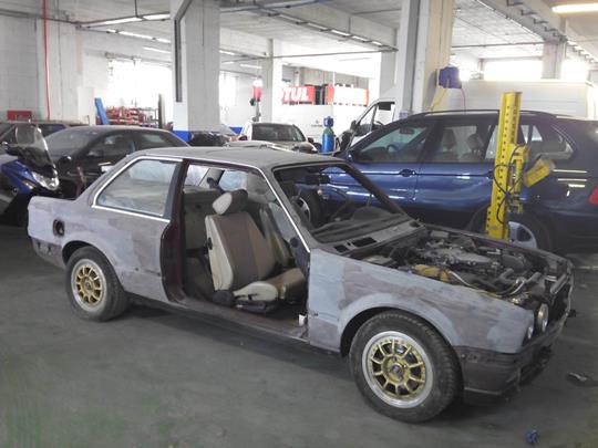 preparacion pintura bmw e30