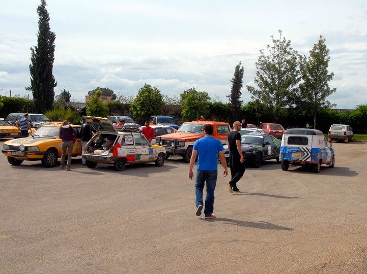 Aparcamiento rally atlas