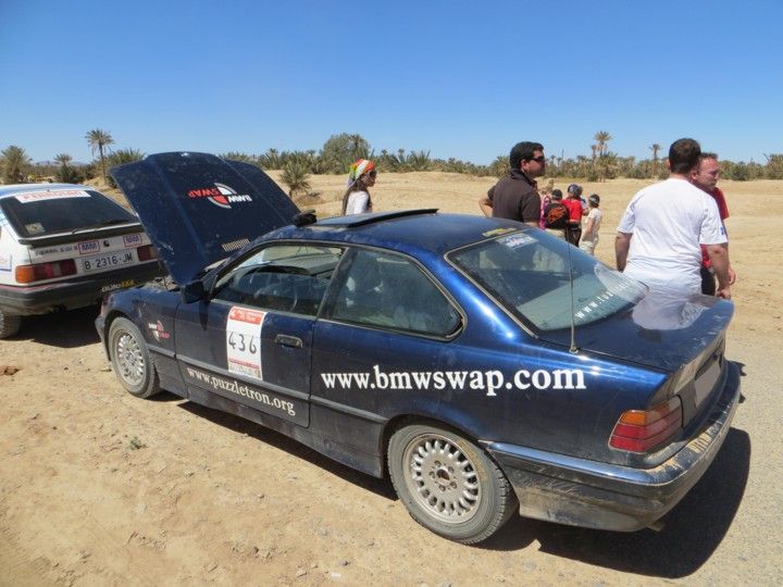 Inicio tramo regularidad rally atlas