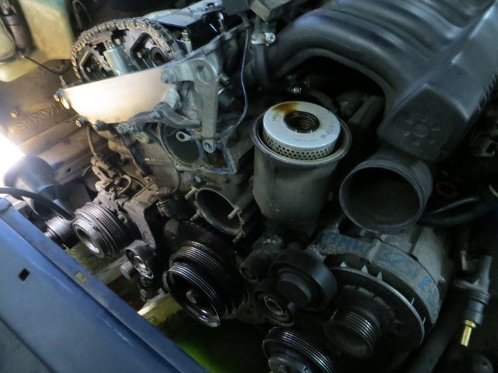 Motor m50 sin bomba de agua ni correas
